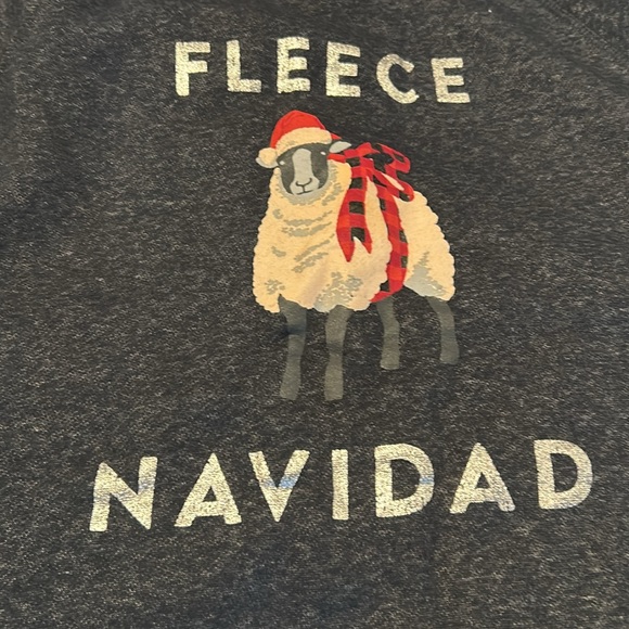 Style & Co Fleece Navidad Sweatshirt, Created for Macy's Sz L NWT - Picture 5 of 8